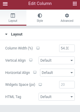Add a Hover Effect to a Column in Elementor