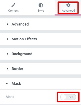 Add Image Masking in Elementor