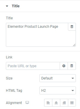 create a product launch page with Elementor free
