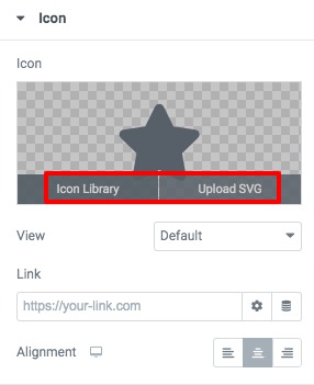  create icon only buttons in Elementor