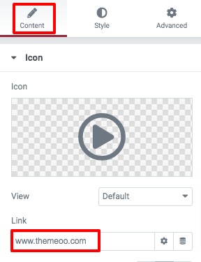  create icon only buttons in Elementor