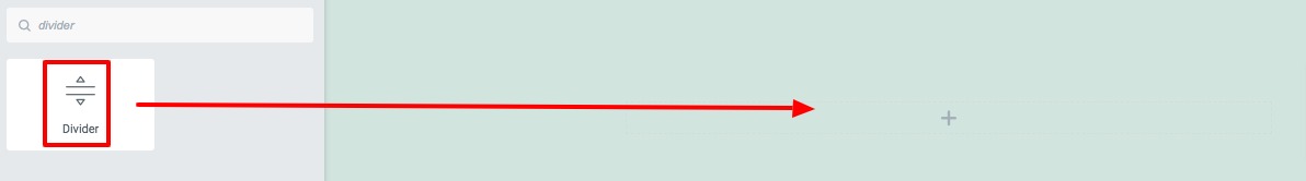 add a divider to Elementor