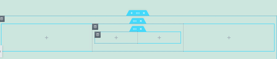 stacked column using Elementor