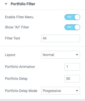 Portfolio with Elementor 