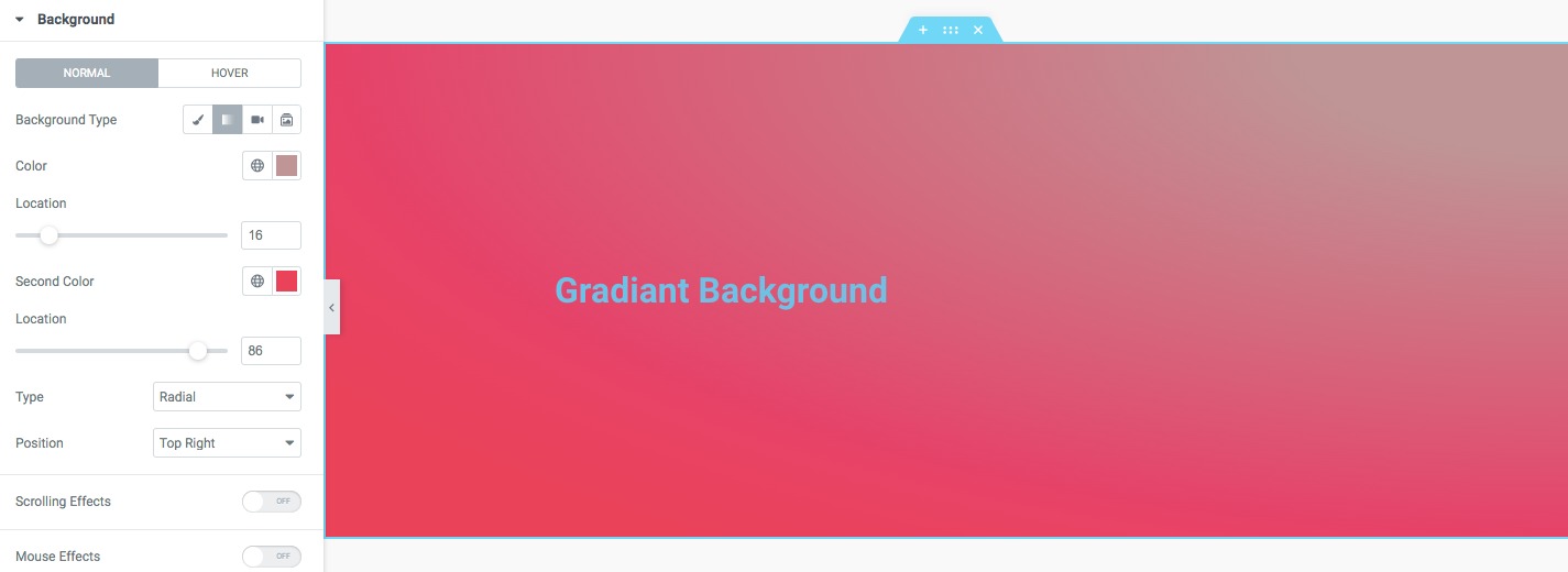 How to create multicolor gradient background in Elementor ...