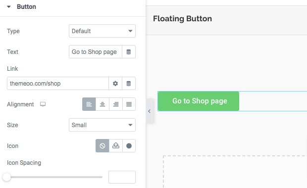 elementor floating button