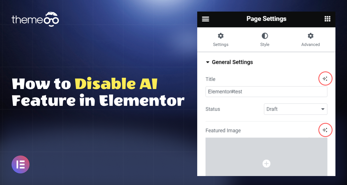 How to Disable AI Feature in Elementor